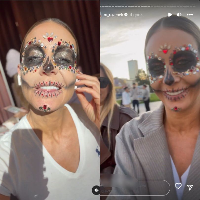 Małgorzata Rozenek i Krzysztof Skórzyński straszą w halloweenowych kostiumach w "Dzień Dobry TVN"