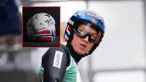 Pokazał niezwykły kask w Oslo. Powód chwyta za serce