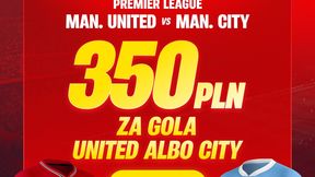Hit! Bonus 350 zł za gola United lub City w derbach Manchesteru