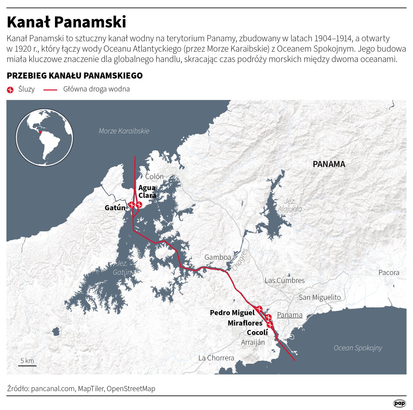 Kanał Panamski to kluczowa dla świata droga morska