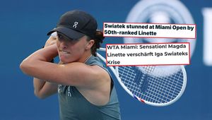 Cały świat komentuje sensacyjną porażkę Świątek. "Kolejne rozczarowanie"