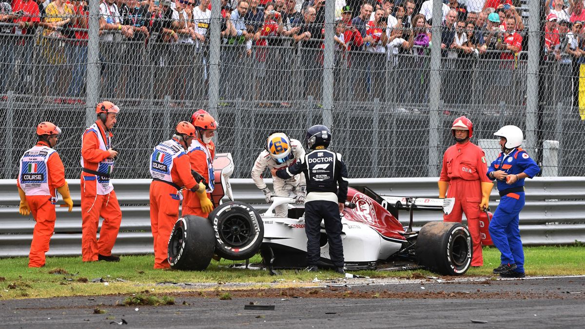 Materiały prasowe / Alfa Romeo Sauber / samochód Marcusa Ericssona po wypadku