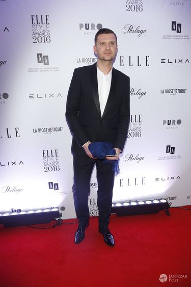 Maciej Zień na imprezie Elle Style Awards 2016