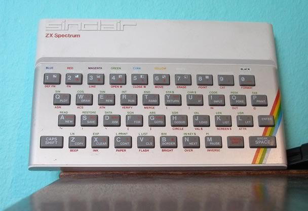 Biały kruk, czyli białe ZX Spectrum.