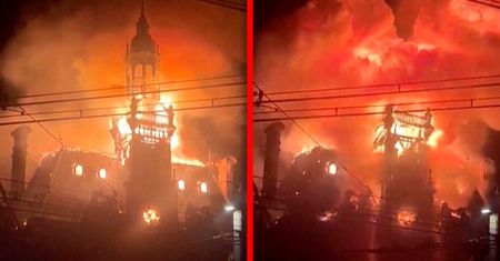 Tragedia we Francji. XIX-wieczny ratusz zniszczony. Nagranie