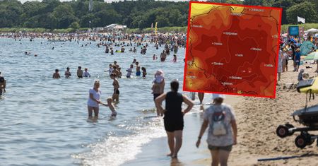 Cała mapa świeci na czerwono. Wiemy, ile potrzymają upały