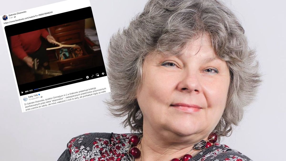 Gabriela Olszowska, nowa kuratorka oświaty z Małopolski wrzuciła filmik sprzed lat.