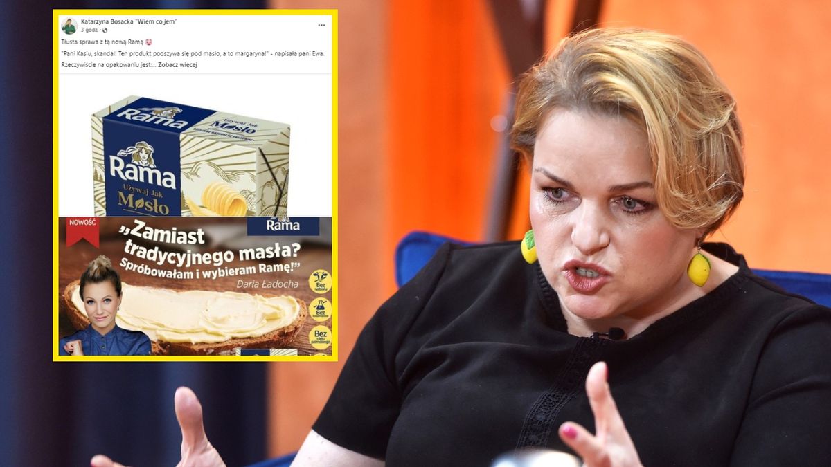 Bosacka skomentowała nową margarynę 