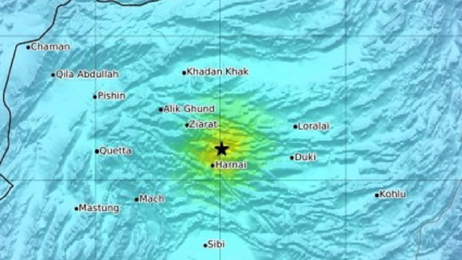 Trzęsienie ziemi w Pakistanie 