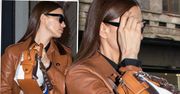 Niezadowolona Irina Shayk ucieka przed paparazzi. Ta mina to skutek plotek o romansie Bradleya Coopera z Lady Gagą?