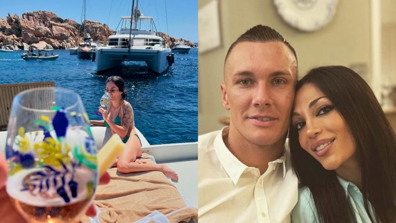 Łukasz Skorupski obściskuje się z żoną