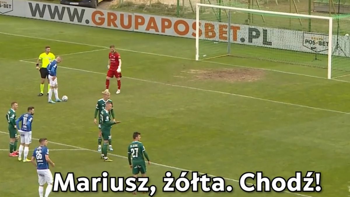 YouTube / TVP Sport / Na zdjęciu: kuriozalna sytuacja w eWinner II lidze