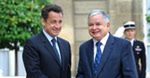 Francja: Sarkozy spotkał się z Lechem Kaczyńskim