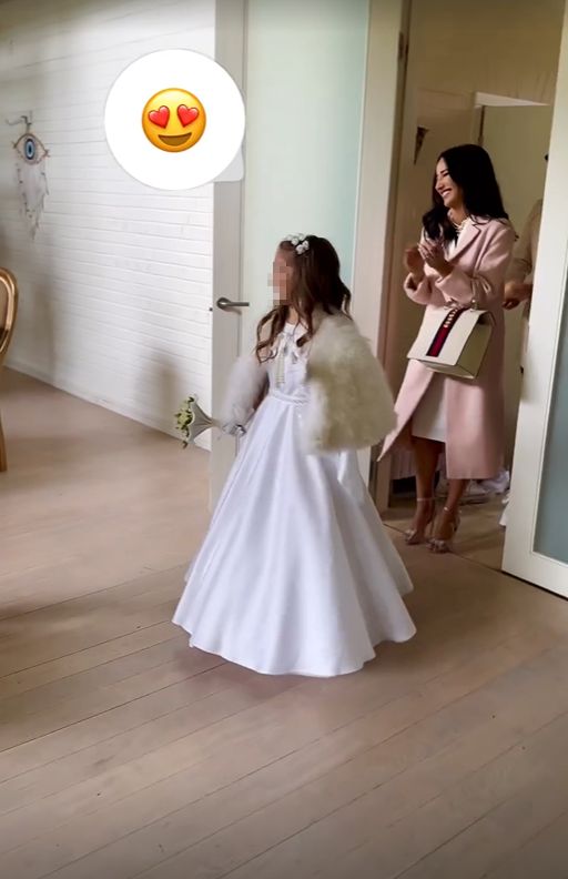 Komunia córki Justyny Steczkowskiej