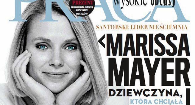 Do sprzedaży trafił nowy numer „Wysokich Obcasów Praca”. Marissa Mayer na okładce