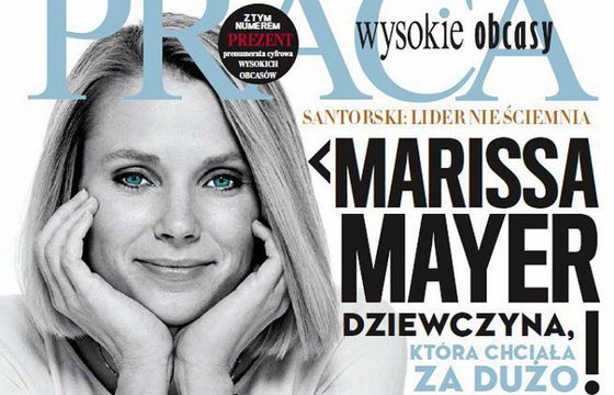 Do sprzedaży trafił nowy numer „Wysokich Obcasów Praca”. Marissa Mayer na okładce