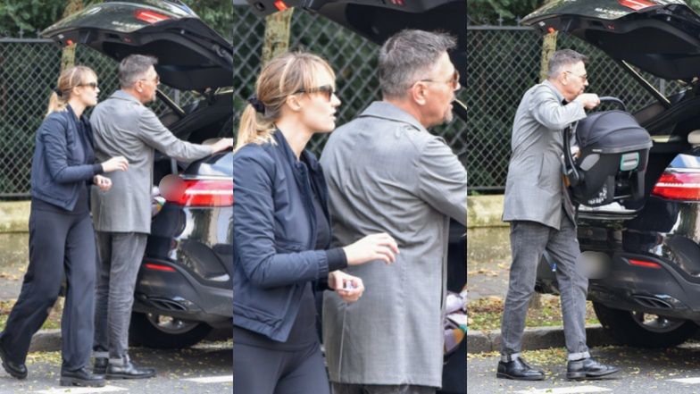 Krzysztof Ibisz spaceruje z żoną i synkiem