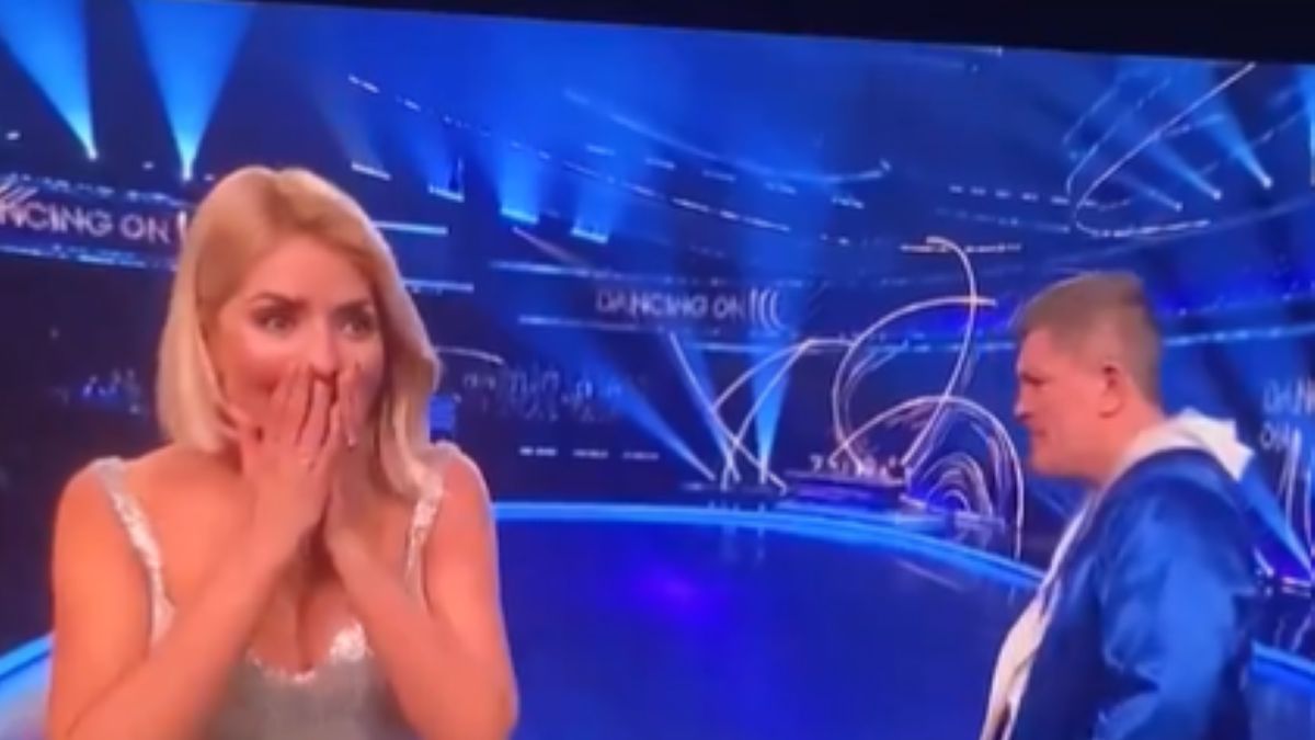 Kadr z programu "Dancing on ice"