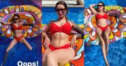 Ewelina Lisowska w czerwonym bikini wygrzewa się na lamie. Fani gratulują formy: "Na lato jesteś gotowa" (ZDJĘCIA)