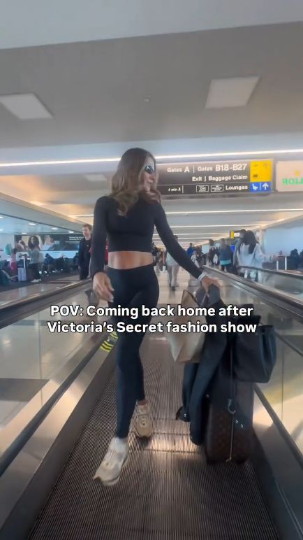 Anna Lewandowska robi show na lotnisku