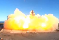 Eksplozja rakiety Starships SpaceX Elona Muska
