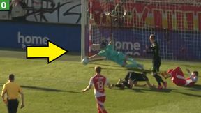 Grabara stanął na wysokości zadania. Rywal sprawdził jego czujność [WIDEO]