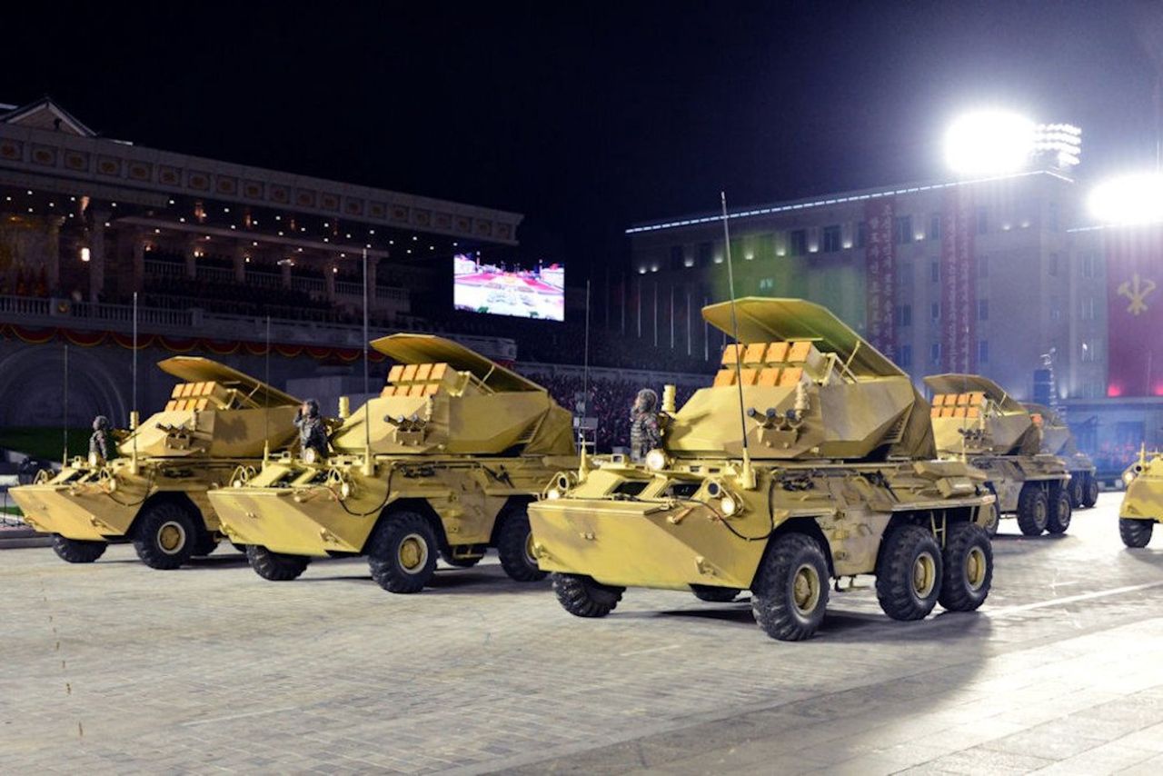 North Korean wheeled tank destroyers