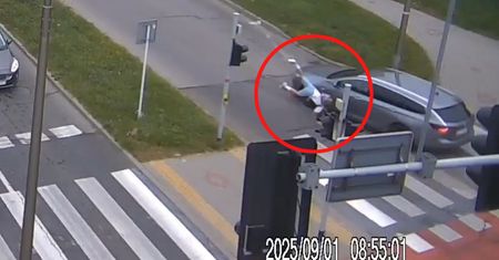 12-latek aż wyleciał w powietrze. Porażające nagranie