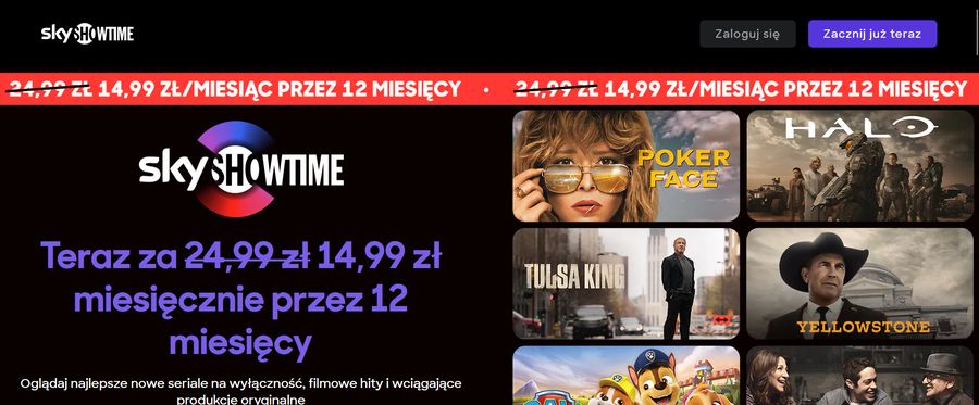 SkyShowtime zachęca subskrybentów atrakcyjną promocją