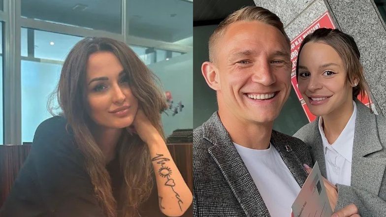 Ewelina Taraszkiewicz i Jakub Rzeźniczak z żoną