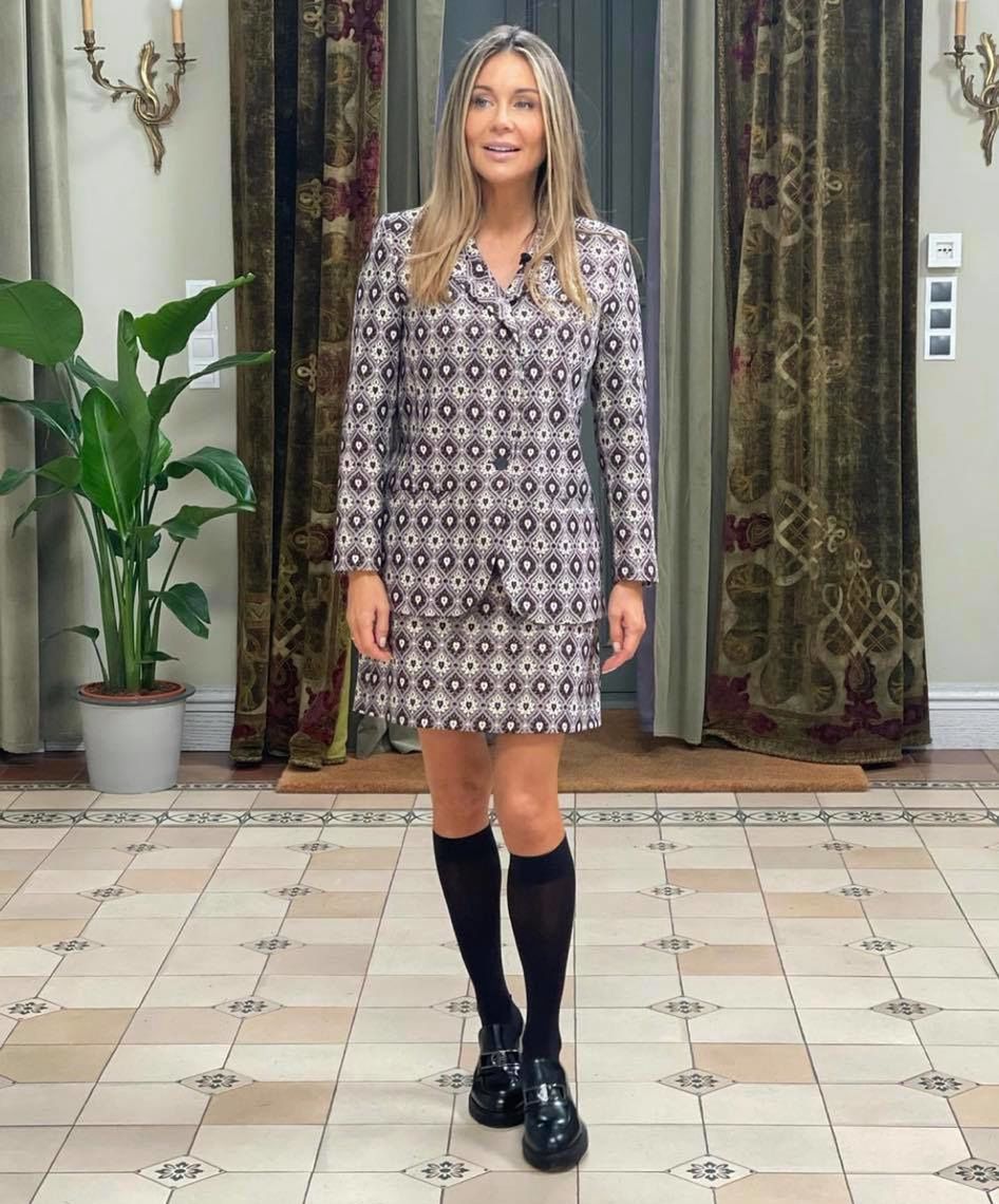 Małgorzata Rozenek na planie "Projektu Lady"
