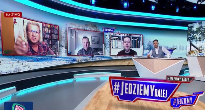 Jakimowicz w TVP Info: "Ten rudy, wredny Tusk mówi, że was oszwabi". Interweniował Rachoń