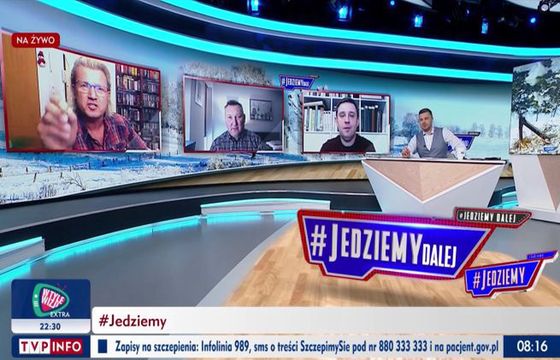 Jakimowicz w TVP Info: "Ten rudy, wredny Tusk mówi, że was oszwabi". Interweniował Rachoń