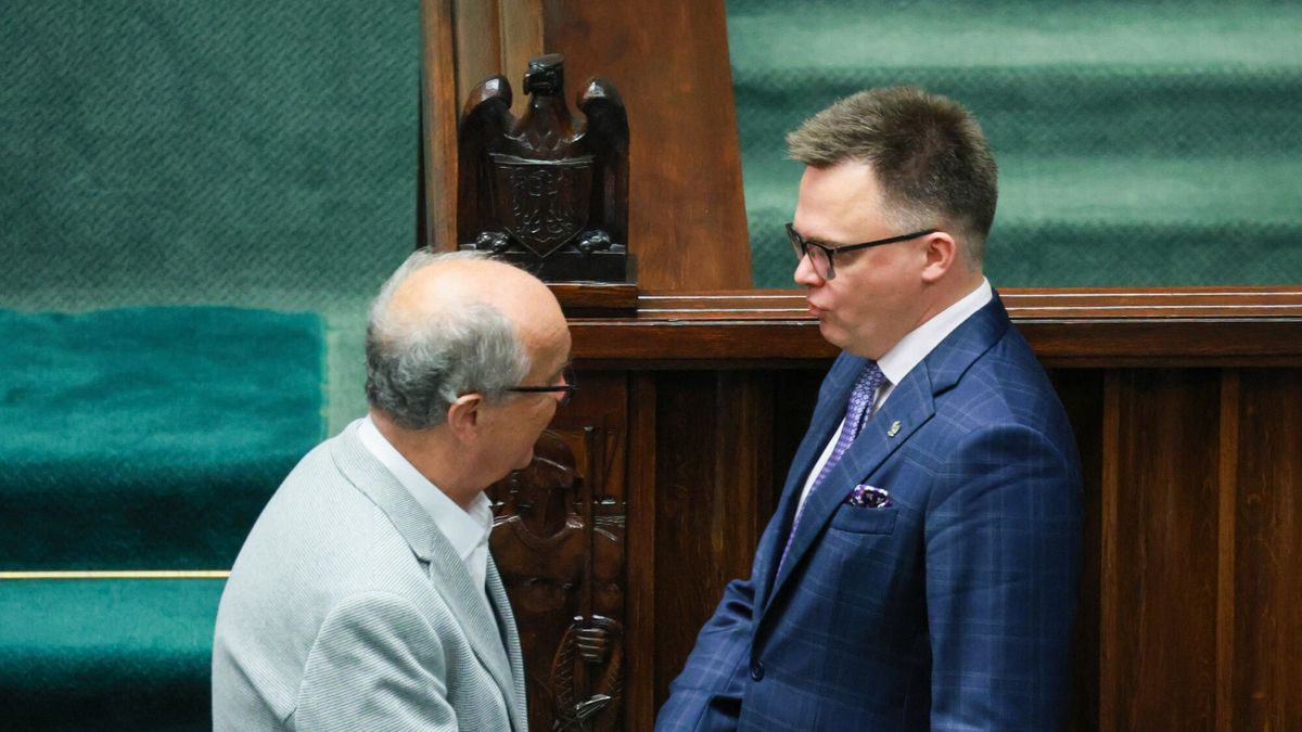 37. posiedzenie Sejmu X kadencji
Fot. Wojciech Olkusnik/East News, Warszawa, 25.06.2025. 37. posiedzenie Sejmu X kadencji. 
N/z: wicemarszalek Sejmu Wlodzimierz Czarzasty i marszalek Sejmu Szymon Holownia
Wojciech Olkusnik