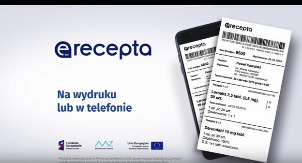 Ginąca papierowa recepta w nowej odsłonie promującej e-receptę i Internetowe Konto Pacjenta (wideo)