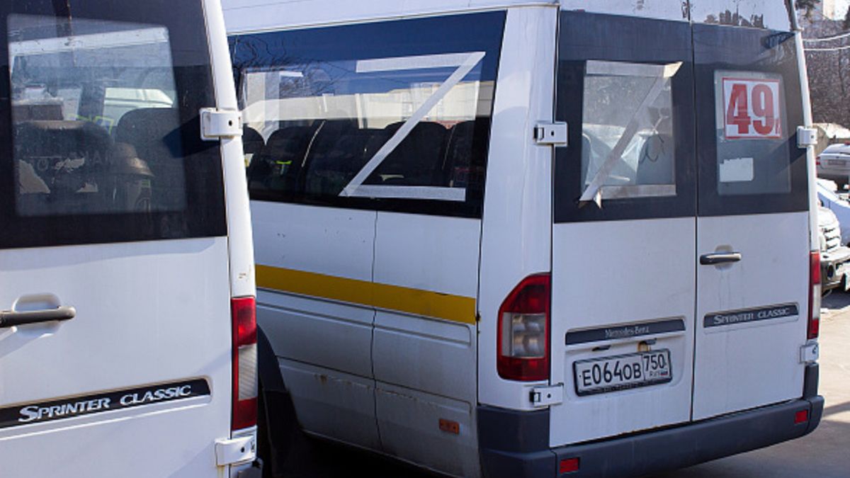 "Z" jest symbolem rosyjskiej inwazji na Ukrainę 