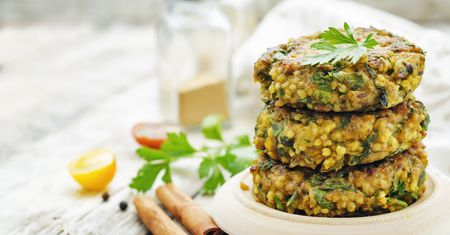 Burgery wegetariańskie lub sojowe