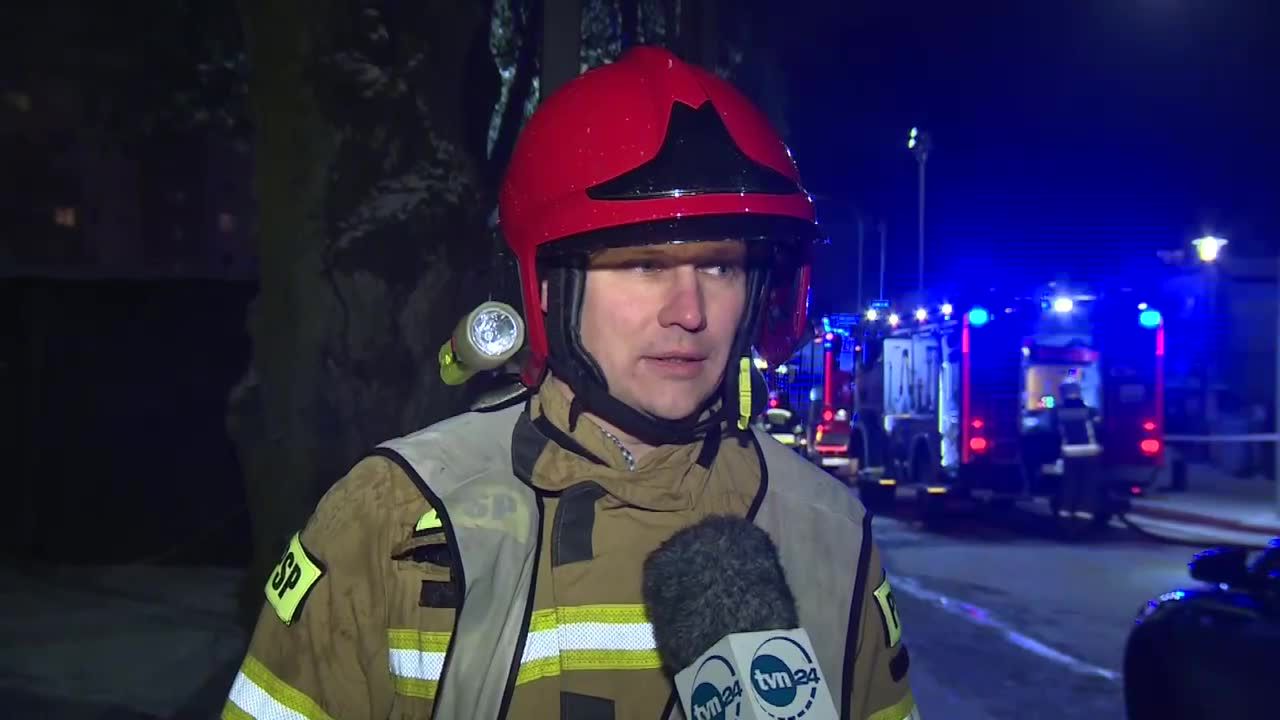 Pożar straganów handlowych w Kołobrzegu. W pogorzelisku znaleźli ciało