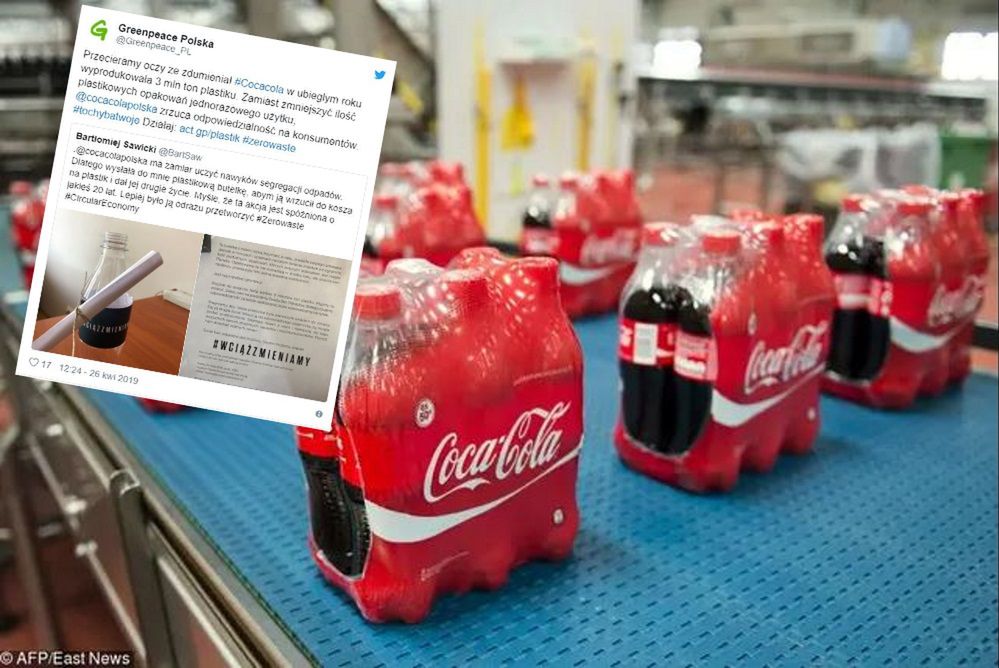 Walka z plastikiem. Coca-Cola w ogniu krytyki po akcji wizerunkowej