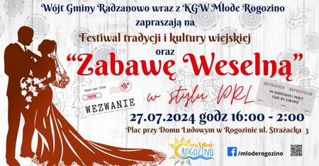 Hej Wesele - Młode Rogozino zaprasza na zabawę weselną!