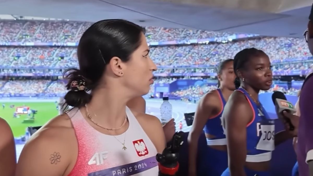 Ewa Swoboda do francuskiego dziennikarza: "Nie drzyj się"