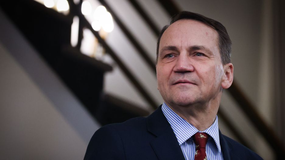 Polish And Ukrainian Foreign Ministers Meeting
Radoslaw Sikorski, Minister of Foreign Affairs of Poland is portrayed in Warsaw, Poland on November 26, 2024. (Photo by Beata Zawrzel/NurPhoto via Getty Images)
NurPhoto
polish politics 2024, diplomat, international relations, polish government, european, radek, minister, warsaw location, polish diplomacy, foreign policy, polish politics, political scene, global affairs, photo, november 26, warsaw politics, beata zawrzel, diplomatic relations, nurphoto, political figure, polish leadership, polish, official portrait, european politics., polish official, international diplomacy, political leader, polish minister