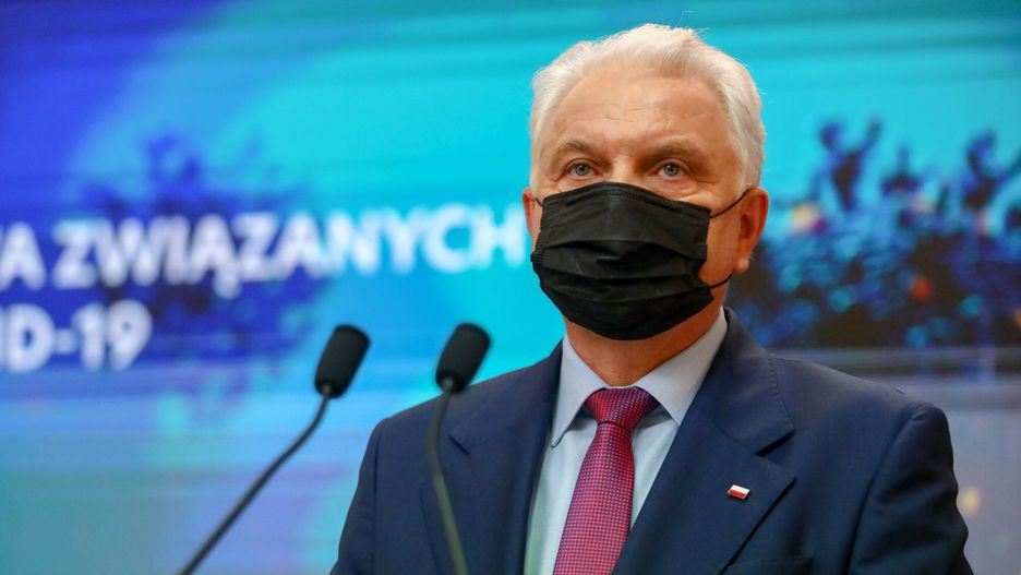 Ministerstwo Zdrowia o nowych restrykcjach07.12.2021 Warszawa Konferencja ministra zdrowia Adama Niedzielskiego   fot. Adam Burakowski/REPORTER, Waldemar KraskaAdam Burakowski/REPORTER