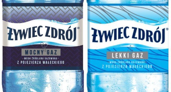 Żywiec Zdrój zmienia opakowania i etykiety dwóch marek wód gazowanych