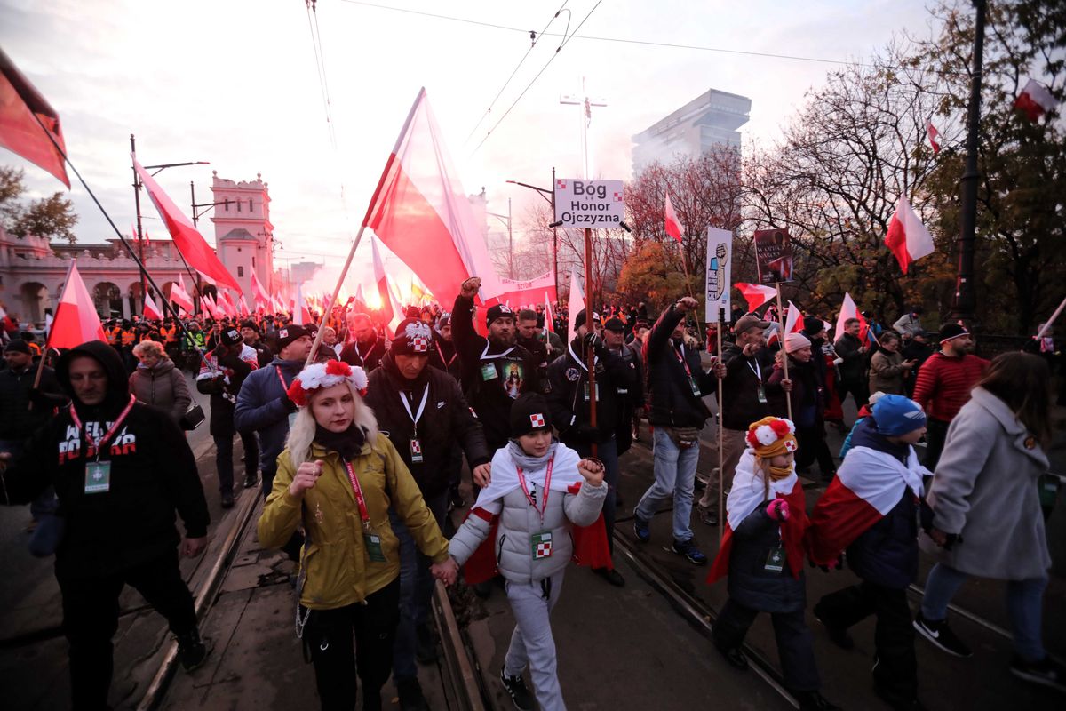 Marsz Niepodległości w Warszawie w 2019 roku