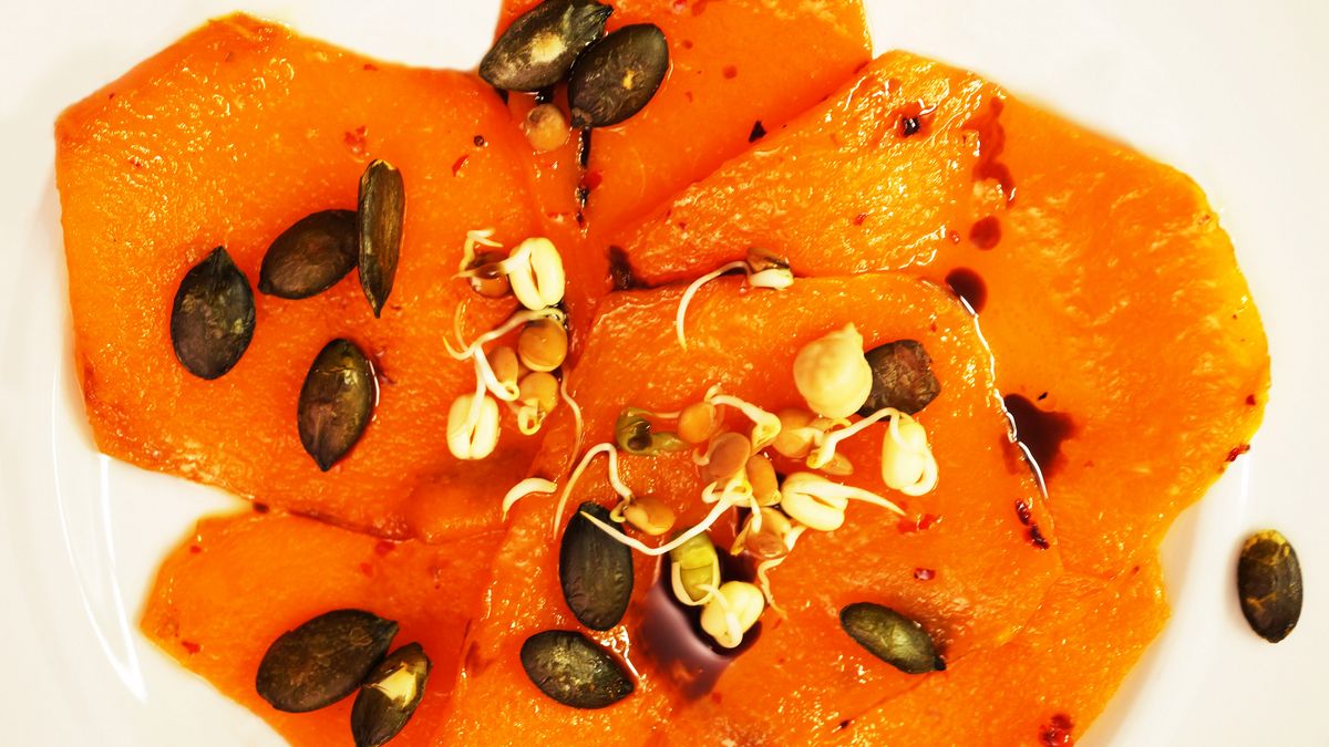 Gotowana mrożona dynia ozdobna bez dodatku soli, odsączona