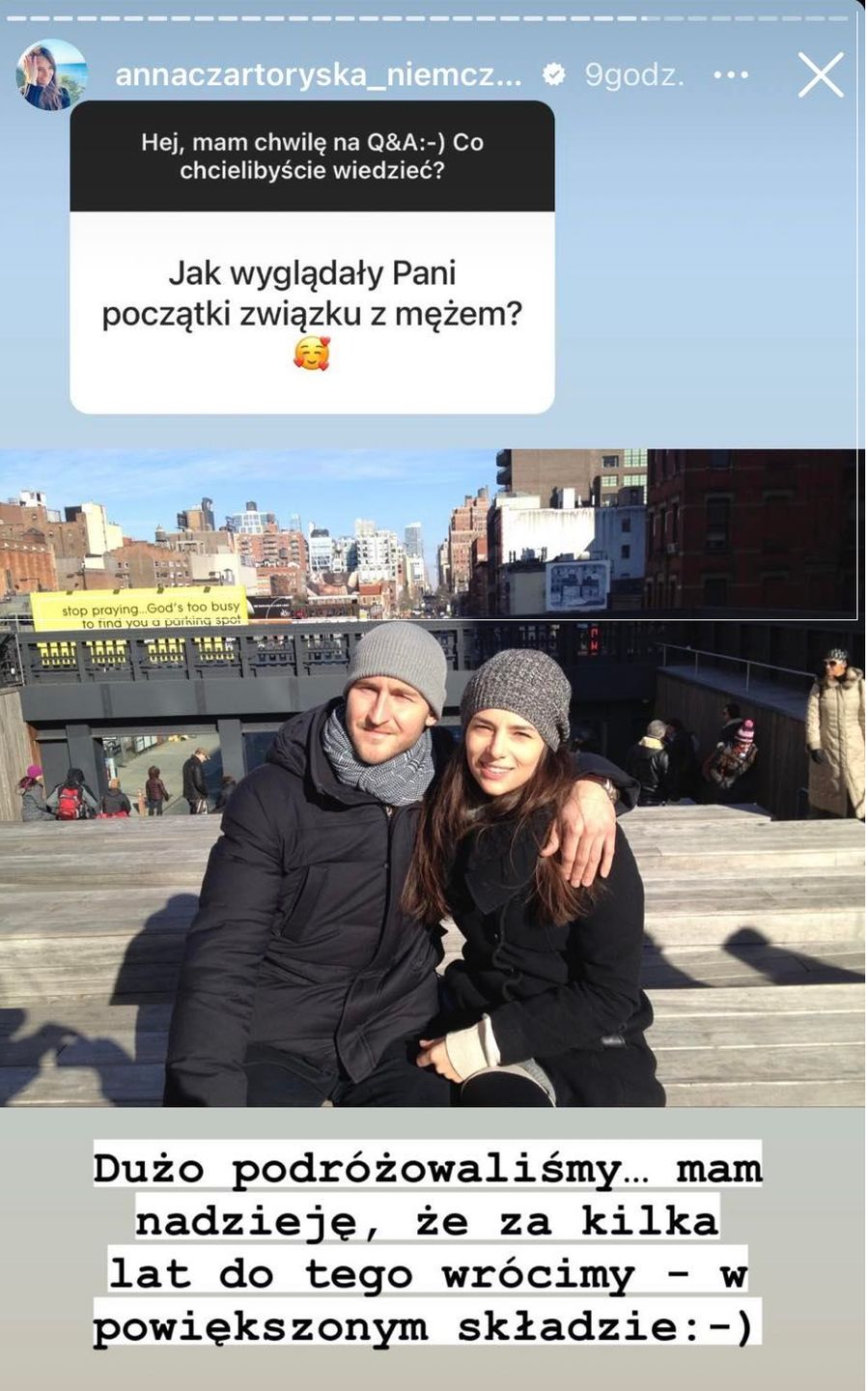 Anna Czartoryska tęskni za podróżowaniem