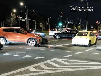 Warszawa: Zderzenie na skrzyżowaniu Wołoskiej i Racławickiej