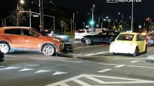 Warszawa: Zderzenie na skrzyżowaniu Wołoskiej i Racławickiej