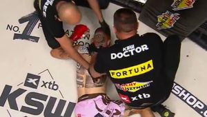 Kontrowersyjny koniec! Adam Niedźwiedź brutalnie znokautowany w KSW